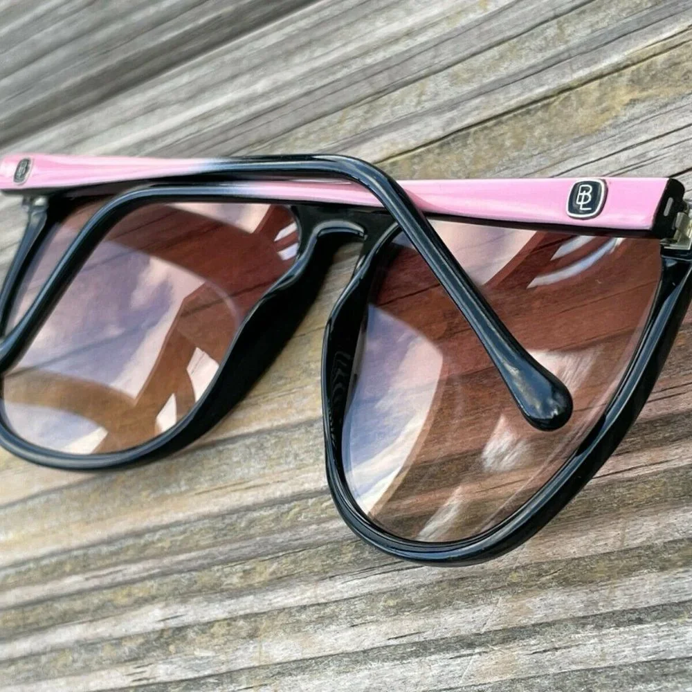 Bausch + Lomb Sunglasses Style V111W0143 Women BlackPink Eye Wear Made Italy - Picture 3 of 15